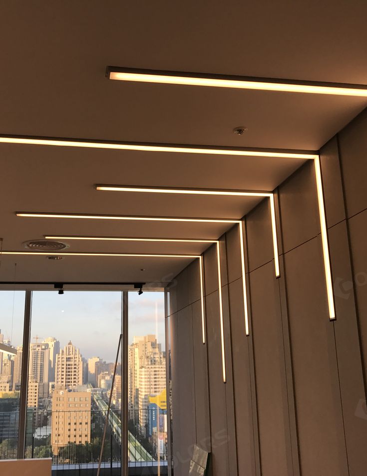 Colors Architecture Integrated linear lighting Decorate